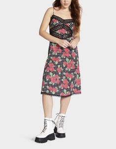 BETSEYS SLEEVELESS RIBBON DRESS BRIGHT ROSE - APPAREL - Betsey Johnson Coquette Feminine, Fashion Masks, Ribbon Dress, Dress Flats, Summer Trends, Fashion Face, Pink Ribbon, Wedding Suits, Feminine Style