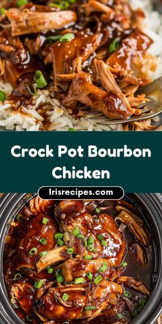 Crock Pot Bourbon Chicken: Easy Slow Cooker Recipe Chicken Crock Pot Recipes Easy, Slow Cooker Chicken And Broccoli, Chicken Breast Crock Pot Recipes, Chicken And Rice Meals, Crockpot Meals Chicken, Crock Pot Bourbon Chicken, Crock Pot Chicken Thighs, Chicken In Crock Pot, Chicken Crock Pot Recipes