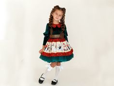 Introducing our enchanting Nutcracker Toddler Dress, a delightful blend of festive charm and comfort. This Toddler Christmas Plaid Dress is the perfect holiday ensemble, embracing the spirit of the season with its vibrant green and red plaid design. Your little one will be the star of every holiday event in this exquisite creation! Crafted with love and attention to detail, this Green Plaid Nutcracker Dress features a stunning glittering bow on the back, adding a touch of magic to the outfit. Th Girls Nutcracker Dress, Princess Ages, Toddler Christmas Dress, Tulle Underskirt, Toddler Christmas, Plaid Design, Toddler Girl Dresses, Green Plaid, Christmas Dress