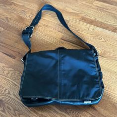 Lightly Used, Could Use A Gentle Wipe Down To Look Perfect Black Coach Coated Canvas Shoulder Bag, Messenger Bag Men, Black Cross Body Bag, Coach Bags, Crossbody Bag, Man Shop, Black, Color