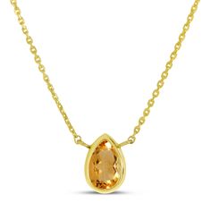 Birmingham Jewelry Item Number: BJP4333-18-11 Women's Necklace Pear Shape Citrine Birthstone Necklace14K Gold Citrine: 6.00mm x 4.00mm *The possibilities are not limited to the options in the dropdown. For pricing on further customizations & special options, please call: 1-586-939-5100 Yellow Gold Briolette Gemstone Drop Necklace, Yellow Gold Pear-shaped Gemstone Drop Necklace, Pear-shaped Gemstone Drop Necklace In Yellow Gold, Formal Yellow Gold Drop Necklace With Gemstone, Yellow Gold Teardrop Gemstones For Anniversary, Yellow Gold Teardrop Gemstone, Yellow Gold Teardrop Gemstones With Accents, Fine Jewelry Yellow Gold Drop Necklace With Gemstone, Fine Yellow Gold Gemstone Drop Necklace