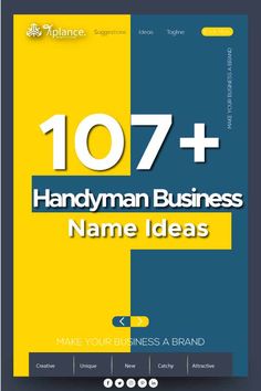 the front cover of 101 yoga business name ideas for your business and company's logo