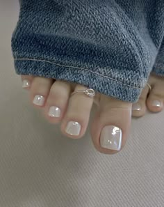 Unghie Sfumate, Unghie Nail Art, Gel Toe Nails, Milky Nails, Toe Nail Color, Blush Nails, Fancy Nails, Chic Nails