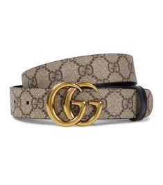 Reversible GG Supreme canvas belt Gucci Belt Outfit, Slimmer Belt, Canvas Belt, Gucci Gg Marmont, Reversible Belt, Gg Marmont, Gucci Belt, Gucci Accessories, Leather Care