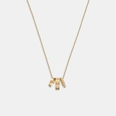 Free shipping and easy returns on Coach Outlet Signature Rondell Necklace . Plated brass and glass Lobster clasp closure Pendant - 1/2 (L) x 1/4 (H) Adjustable 16 - 18 (L) Style N Jewelry Accessories Ideas, Nail Jewelry, Coach Outlet, Jewelry Essentials, Necklace Rose, Jewelry Lookbook, Cute Necklace, Girly Jewelry, Jewelry Inspo