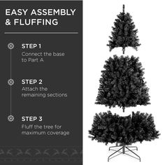 the instructions for how to decorate a christmas tree