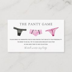 Customize with the bride's undergarment measurements. Great to enclose with bachelorette party invitations to ask the girls to bring the bride something special for the honeymoon. Bachelorette Crafts, Vegas Bachelorette, Bachelorette Party Planning, Bachelorette Themes, Bridal Bachelorette Party, Lingerie Shower, Bachelorette Games, Lingerie Party, Bachelorette Party Games