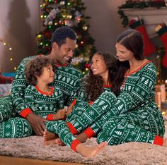 Chic Christmas Pajamas in classic Christmas Dark Green. A traditional must-do. Ring in the joy of Christmas with WickedYo's selection of cozy, comfy Christmas wear. From toddler to dad, our matching designs and colors for all in the fam will add color and chic to your Christmas decor. Your Christmas moment as a family is going to be special this year. Ring-in the merriment. And don't forget that family photo! Happy Holidays. Gift, create your #sliceofjoy moment. Delivery Times vary for each Prod Father Son Matching Outfits, Matching Family Christmas Pajamas, Mother Daughter Outfits, Family Pajama Sets, Christmas Pajama Set, Santa Reindeer, Matching Family Pajamas, Family Christmas Pajamas, Matching Pajamas