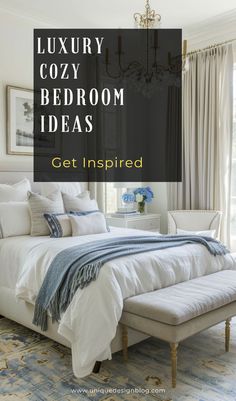 Transform your bedroom into a cozy haven with these 30 dreamy ideas! From soft textiles to warm lighting, every detail is designed to bring a sense of comfort and style. Perfect for anyone looking to create a relaxing escape, these cozy bedrooms are all about creating warmth and tranquility. Whether your space is big or small, find inspiration to make it feel like a personal retreat where you can unwind and recharge.