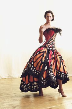 Extraordinary Dresses, Luly Yang, Goth Mermaid, Prettiest Dresses, Butterfly Costume, Wings Dress, The Monarch