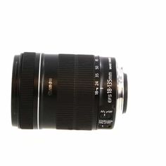 a close up of a camera lens on a white background