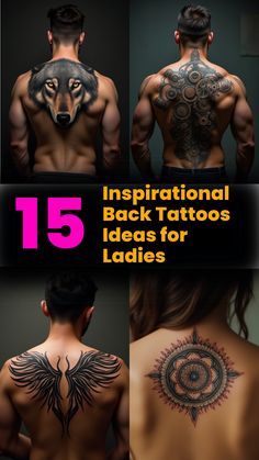 15 inspirational back tattoos ideas for ladies