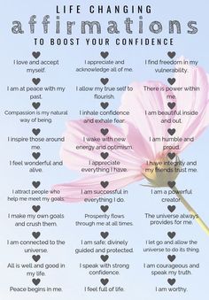 Life Changing Affirmations, Vie Motivation, Sensitive People, Daily Positive Affirmations, Boost Your Confidence, Self Love Affirmations, Positive Self Affirmations, Love Affirmations, Manifestation Affirmations