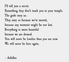 a poem written in black and white with the words i'll tell you a secret, something they don't teach you in your temple