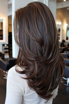 Framing Highlights, Haircuts For Long Hair With Layers, Brown Hair Looks, Brown Hair Inspo, Layered Haircuts For Medium Hair, Brunette Hair With Highlights, Highlights Hair, Hairstyles For Layered Hair, Long Hair Color