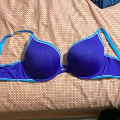 Womens Victoria’s Secret Perfect Shape Bra. Size 36d. Never Worn Too Small For Me. No Rips Stains Or Tears. Blue With Light Blue Straps. Has Cross Cross Design In Front Cross Design, Womens Bras, Cross Designs, Victoria’s Secret, Women's Intimates, Victoria's Secret, Light Blue, Bra, Women Shopping