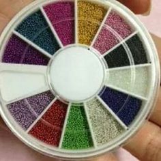 Caviar beading nail art. 20rb. Order: bbm 518d90cf line ohonlineshop Nail Art Colorful, Tips Design, 3d Nail, Nail Art Hacks, 3d Nail Art, Art Colorful, 3d Nails