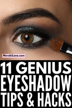 Learn how to elevate your daytime and nighttime looks FAST with these genius eyeshadow hacks for lazy gals! How To Apply Dark Eyeshadow, Best Matte Eye Shadow, Mac Eyeshadow Palette Tutorials, Under Eye Shadow Tutorial, How To Layer Eyeshadow, Eyeshadow Tips And Tricks, Easy Eye Shadowing Tutorial, How To Apply Eyeshadow Step By Step, Smokey Under Eye Makeup