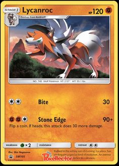 a pokemon card with an orange and white dragon on it's back, in front of