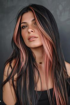 Discover striking highlight ideas that bring out the depth and beauty of black hair. Click to see more.