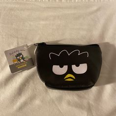 4.5”X3” Sanrio Badtz Maru Mini Pouch. ** Bundle With Other Items And Save On Shipping. *** All Orders Ship Next Business Day! (Note: Can’t Always Manage To Ship Out Next Business Takes Up To 1-3 Business Days) Casual Black Portable Pouch, Black Novelty Bag For Everyday Use, Cute Black Zipper Pouch Bag, Cute Black Bag With Zipper Pouch, Black Pouch Cosmetic Bag Gift, Black Zipper Coin Purse For Personal Use, Trendy Black Portable Pouch, Black Zippered Pouch For Gifts, Black Zipper Pouch For Gift