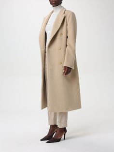 Find TAGLIATORE Coat on Editorialist. Coat TAGLIATORE Woman color Ecru Luxury Cream Double-breasted Outerwear, Luxury Beige Outerwear For Work, Timeless Cream Outerwear For Work, Luxury Neutral Outerwear For Formal Occasions, Luxury Neutral Outerwear For Formal Events, Structured Beige Business Outerwear, Structured Beige Outerwear For Office, Timeless Cream Outerwear For Office, Structured Beige Outerwear For Formal Occasions