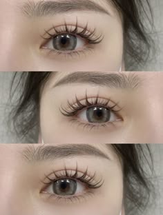 Manga Eye Lash Extensions, Korean Lashes Extensions, Doll Eye Extensions, Manga Style Lashes, Doll Eyes Lash Extensions, Manga Eyelashes Extensions, Natural Manga Lash Extensions, Lash Extensions Korean Style, Lash Extensions Styles Asian Eyes