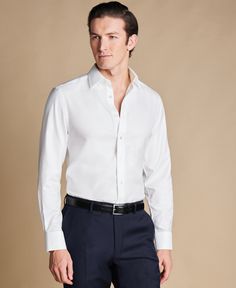 in stock Charles Tyrwhitt Shirt, Solid Dress Shirt, Twill Dress, Double Cuff, White Shirt Men, Charles Tyrwhitt, Twill Shirt, Mens Button Up, Men Shirt Style