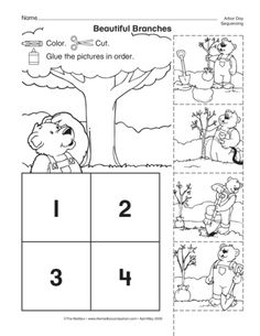 a printable worksheet for children to learn how to read and color the numbers