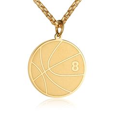 PRICES MAY VARY. The perfect basketball design and jersey number complete this beautiful basketball necklace，is a basketball enthusiast and basketball fans necklace. Metal: Stainless Steel. It is hypoallergenic, making it an excellent choice for people with skin sensitive to metals. it is easy to maintain and ideal for long-lasting jewelry design. Pendant Size: 1.1". Chain Length: 24". The chain is very strong and suitable for everyday wear. Basketball Necklace Packing: black jewelry bag The Bas Basketball Pictures Poses, Necklace For Boys, Basketball Necklace, Fan Necklace, Number Necklace, Sports Jewelry, Basketball Design, Love And Basketball, Basketball Fans