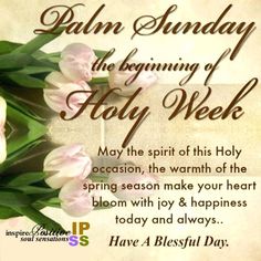 Palm Sunday Blessings, Psalm Sunday, Sunday Prayers, Happy Resurrection Sunday, Passion Week, Have A Blessed Day Inspiration, Good Morning Gift