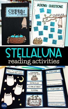 stellaluna character and book study for children to use with their own writing skills