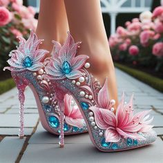 Heels Design, Glass Heels, Indian Wedding Jewelry Sets, Fun Shoes, Korean Traditional Dress, Shoes Ideas