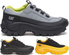 ✓PRODUCT DESCRIPTION Caterpillar&nbspIntruder Galosh Waterproof Caterpillar Intruder Galosh Waterproof are excellent lifestyle shoes for everyday use. With their quality workmanship and durable materials, they also offer the perfect fit and comfort. Lightweight and fashionable. With this type of footwear, you can boost your personal style and enjoy comfort under any circumstances. Lifestyle shoes are worn by people of all ages. They go perfectly with smart and casual wear. The shoes are original Caterpillar Boots Outfit Women, Green Custom Sneakers With Vibram Sole For Streetwear, Functional Gore-tex Walking Shoes For Streetwear, Cat Boots Caterpillar, Cat Shoes Caterpillar, Caterpillar Shoes, Shoes For Everyday, Athletic Trainer, Trainers Shoes