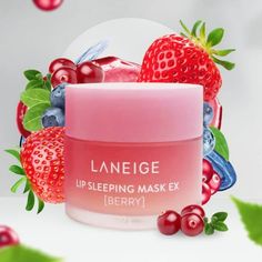 Laneige Lip Sleeping Mask 20g Berry All Natural New In Box With Applicator Expiration: 02/16/2026 Skincare Laneige, Sleeping Masks, Sephora Skincare, Laneige Lip, Laneige Lip Sleeping Mask, Lip Sleeping Mask, Skin Care Mask, Sleeping Mask, Lip Mask