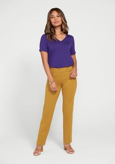 Striking the perfect balance between versatility and comfort, the 7-pocket pant is made of a luxuriously cozy 4-way stretch ponte fabric, thoughtfully featuring three hidden pockets that add practicality. The straight fit creates clean lines and classic looks—and is ideal for both relaxing at home and a busy day at the office. Slim-fitting through hips and thighs with a mid rise, designed to be worn just below the natural waist. If you’re between sizes, we recommend making your selection based o Yoga Pant, Busy Day, Pocket Pants, Dress Pant, Pocket Dress, Pants Straight, Clean Lines, Classic Looks, Dress Pants