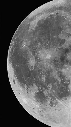 an image of the moon taken from space