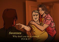 #mouthwashing Mouthwashing Swansea Art, Daisuke Mouthwashing Game, Daisuke Fanart, Leave Him Alone, Teeth Brushing