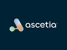 the ascetia logo is shown on a dark background with an orange and blue color scheme