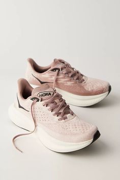 HOKA® Mach 6 Sneakers | Free People Hoka Shoes Woman, Cute Running Shoes, Shoes Hoka, Hoka Shoes, Shoes Color, Pearl Color, Boho Clothing, Womens Running Shoes, Boho Outfits