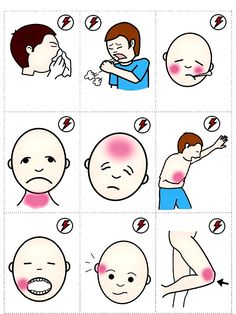 instructions for how to use an electric toothbrush on the head and neck, with pictures of