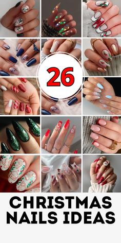 Discover 26 Christmas nail ideas for 2024, offering fun, festive designs with red, white, green, and glitter. Whether you choose acrylic, gel, or natural nails, these holiday-inspired looks are perfect for the season. Try out round, almond, or squoval shapes with rhinestones for a classy touch, or go for something funky with bold colors and easy, simple designs. Christmas Lepord Nails, Christmas Nails Crazy, Christmas Nails Funky, Christmas Abstract Nails, Christmas Glam Nails, Unique Christmas Nail Designs, Fun Christmas Nail Designs, Rhinestone Christmas Nails, Acrylic Nail Designs Christmas