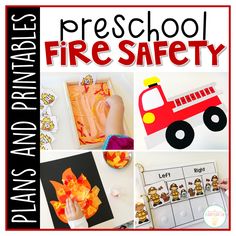 fire safety activities and printables for preschool