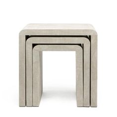 Made Goods Harlow Nesting Tables Sand Outdoor Cart, Contemporary Side Tables, Coastal Contemporary, Modern Bedside Table, Wooden Furniture, Nesting Tables, Modern Bed, Made Goods, Great Rooms