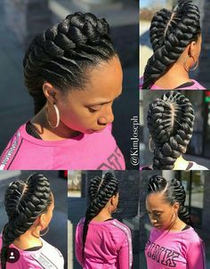 Two Braid Hairstyles, Goddess Braids Hairstyles, African Hair Braiding Styles, Braided Cornrow Hairstyles, Braided Ponytail Hairstyles, Twist Braid Hairstyles, Beautiful Braids