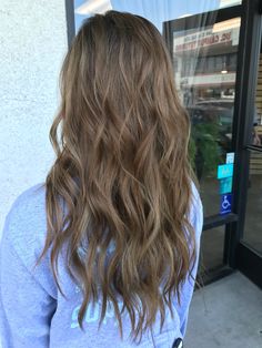 Glazed Almond Brunette, Light Brown Hair Ideas For Summer, Long Layered Light Brown Hair, Natural Sandy Brown Hair, Fawn Brown Hair, Light Brown Hair No Highlights, Dark Blonde Hair Aesthetic, Solid Light Brown Hair, Beachy Brown Hair