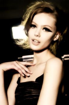 Frida Gustavsson, Anja Rubik, Nude Makeup, Black Eyeliner, Winged Eyeliner, Barbara Palvin, Model Life