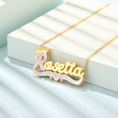 Let your personality shine through and customize your very own personalized name necklace for a simple statement that's bound to turn heads.Our classic,hand-crafted personalized name necklaces never go out of style!Chain Type: O-chainMaterial: Copper Personalized Adjustable Nameplate Necklaces, Customized Name Necklace For Personalized Gift, Personalized White Nameplate Necklace, Custom Name Rose Gold Heart Pendant Necklace, Custom Name Heart Pendant Necklace For Personalized Gift, White Personalized Name Necklace, Customizable Rose Gold Name Necklace As Personalized Gift, Adjustable Name Necklace For Personalized Gift, Customizable Rose Gold Name Necklace For Personalized Gift