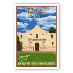 a poster with the words texas lone state on it