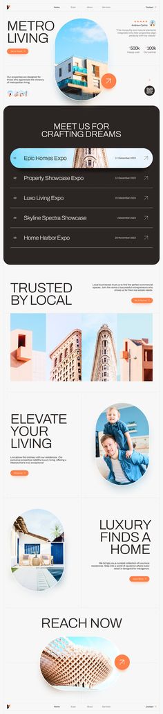 the website design for an architectural firm